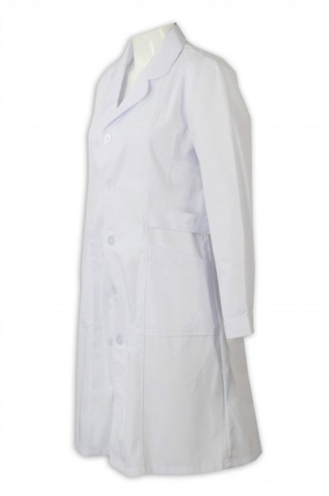 SKNU011 produces group medical body robes to provide doctor skirts and long-body doctor skirts, and the price of medical body robe manufacturer Shute doctor skirts