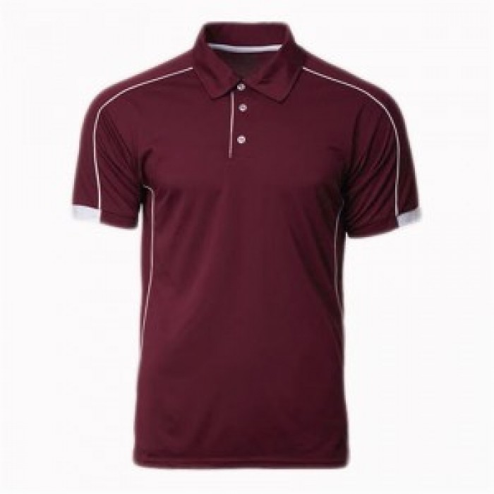 SKP007 Order POLO shirts for men and women to make sports Polo shirts Polo shirts garment factory contrast color stripes white