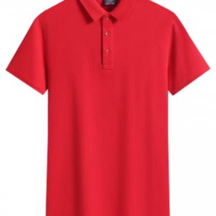 SKP021 A large number of customized cotton short-sleeved POLO design lapel short-sleeved polo short-sleeved polo center
