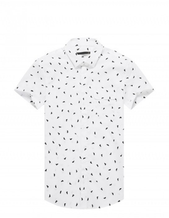 SKPR002 custom-made short-sleeved printed shirt style making leisure printed shirt style custom fashion printed shirt style printed shirt franchise