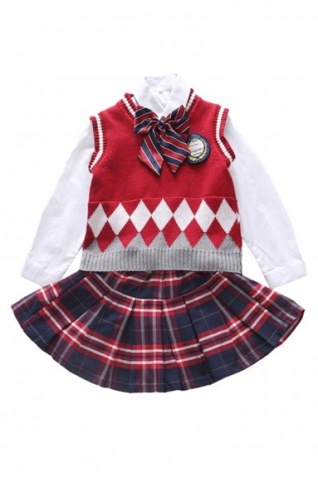 SKCC003 Manufacturing English Style Kindergarten Service Supply Set Primary School Uniform Children's College Style Performance Chorus Class Service