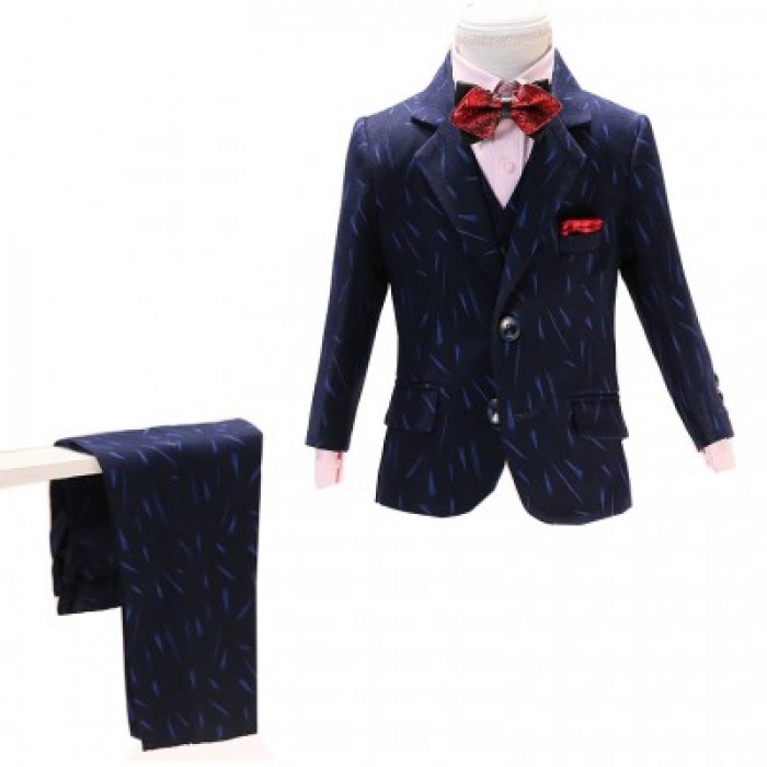 SKCST020 Making British Style Children's Suit Style Flower Shirt Host Performance Dress Flower Dress Children's Suit Center