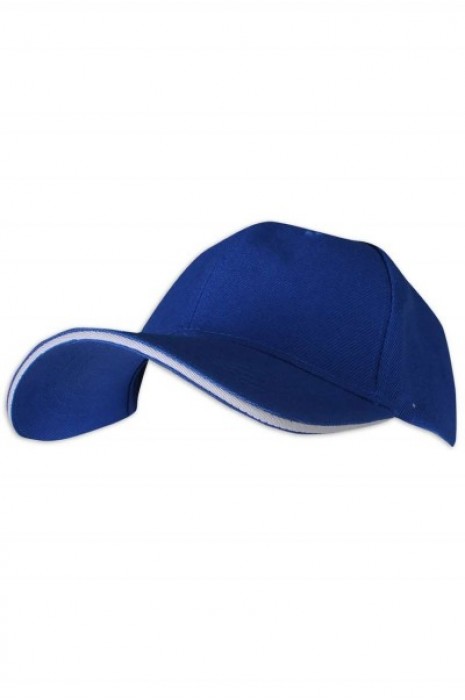 SKBC022 M01 customized baseball cap thickened 6 pieces fashion sandwich twill hat buckle baseball cap manufacturer