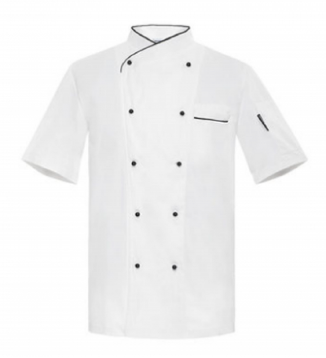 SKKI003 CHKOUT-810201 Design short-sleeved chef uniforms Mass-made chef uniforms Customized chef uniforms Chef uniforms suppliers