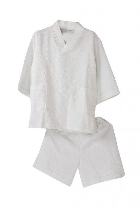 SKBD017 bathrobe beauty salon cotton waffle clothing shorts suit bathrobe bathrobe suit hotel bathrobe hotel linen