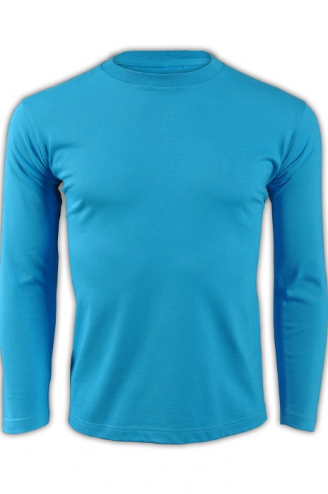 SKLST006 turquoise blue 034 long sleeved men' s T shirt 00101-LVC online ordering tailor made comfortable relaxed  elastic force and spandex sporty exercise tee shirt tshirts team LOGO pattern T SHIRTS company manufacturer price