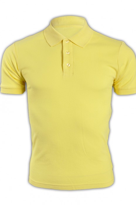 SKP033 yellow 044 short-sleeved men's Polo shirt 1AC03 men's solid color short-sleeved polo shirt sports comfort polo shirt polo shirt manufacturer t-shirt price