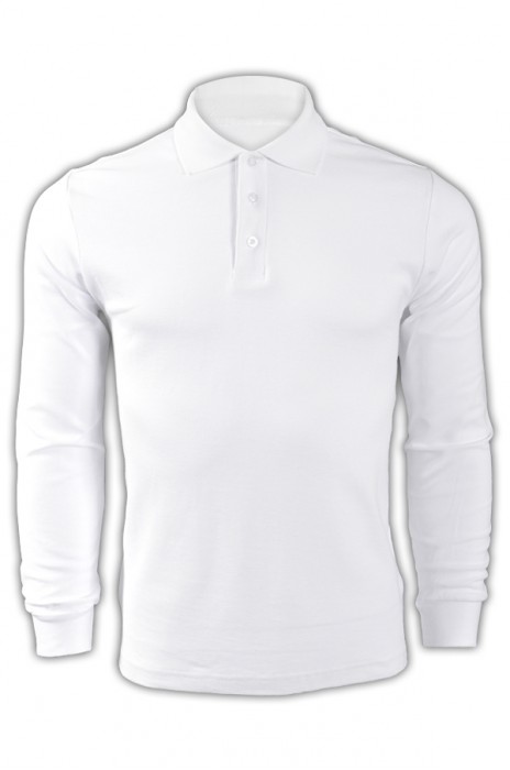SKLPS001 pure colour plain color white 001 long sleeved en' s Polo shirt 1AD01 offering order online order DIY personal design group team LOGO polo shirts Hong Kong company shirt supplier price