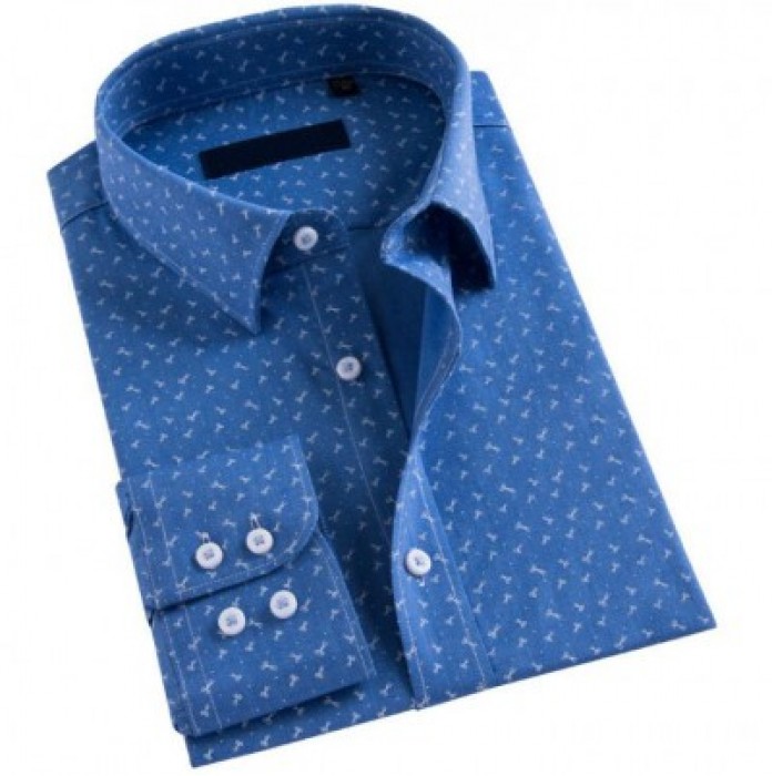SKPR007 Custom-made printed shirt styles make long-sleeved printed shirt styles Customize men's printed shirt styles Printed shirt factory