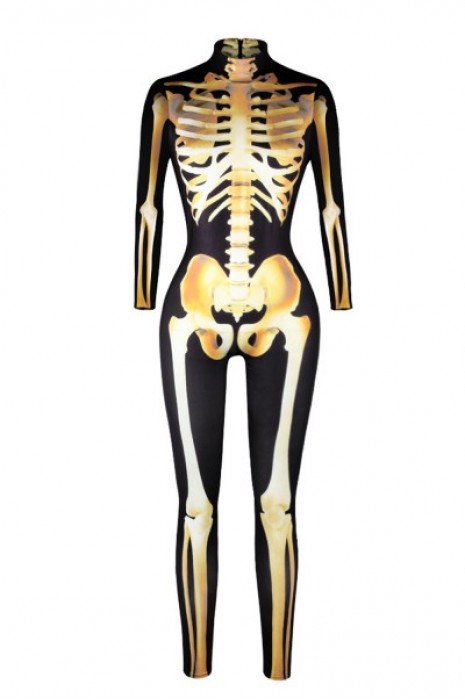 SKTF021 Metal skeleton digital printed tights