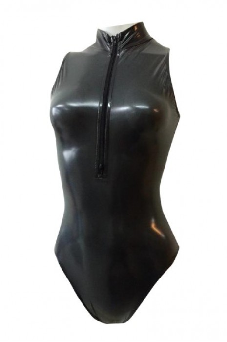 SKTF023 chest tight zipper jumpsuit