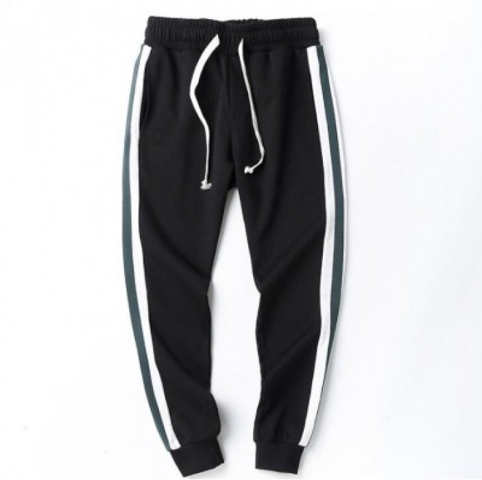 SKSP002 manufacturing men's sports pants style design color matching sports pants style running pants custom casual sports pants style sports pants center jogging pants recommended track and field pants