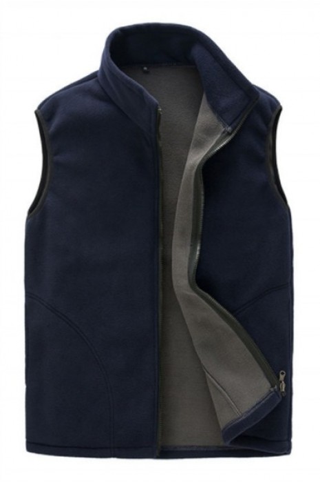 SKV010 manufacturing outdoor fleece vest jacket for men and women design warm vest vest jacket zipper vest jacket center