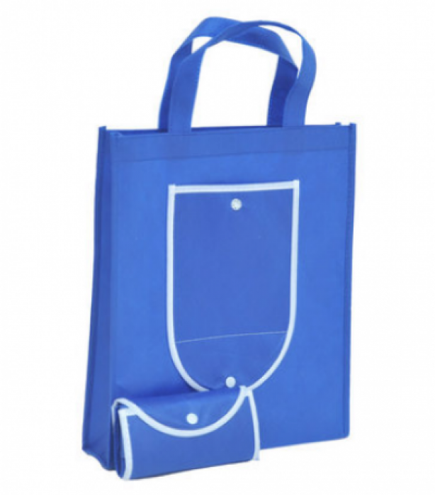 SKHBD01  Sky blue folding environmental protection bag tailor made folding environmental protection bag